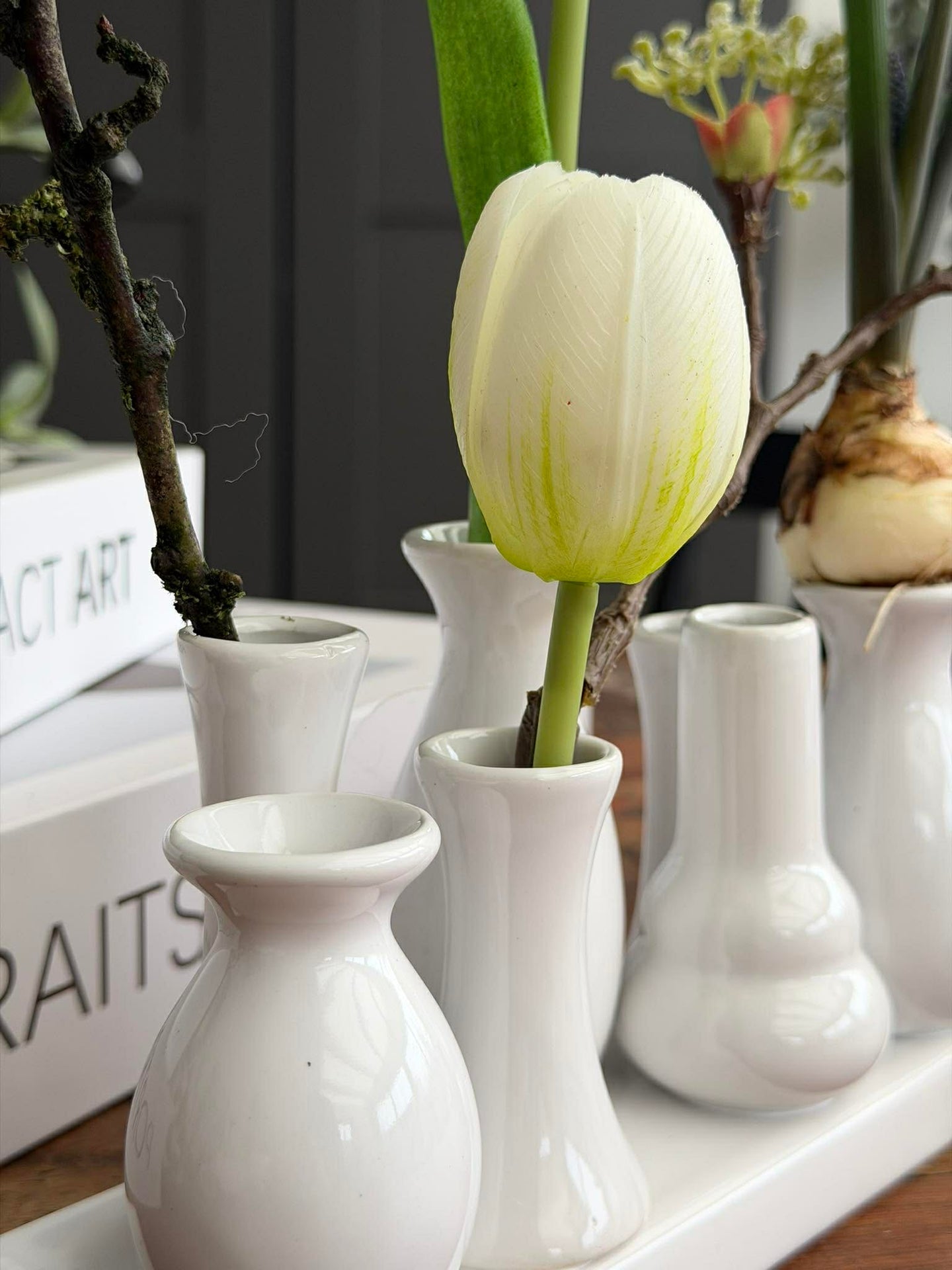 Vase Siluetta Weiß
