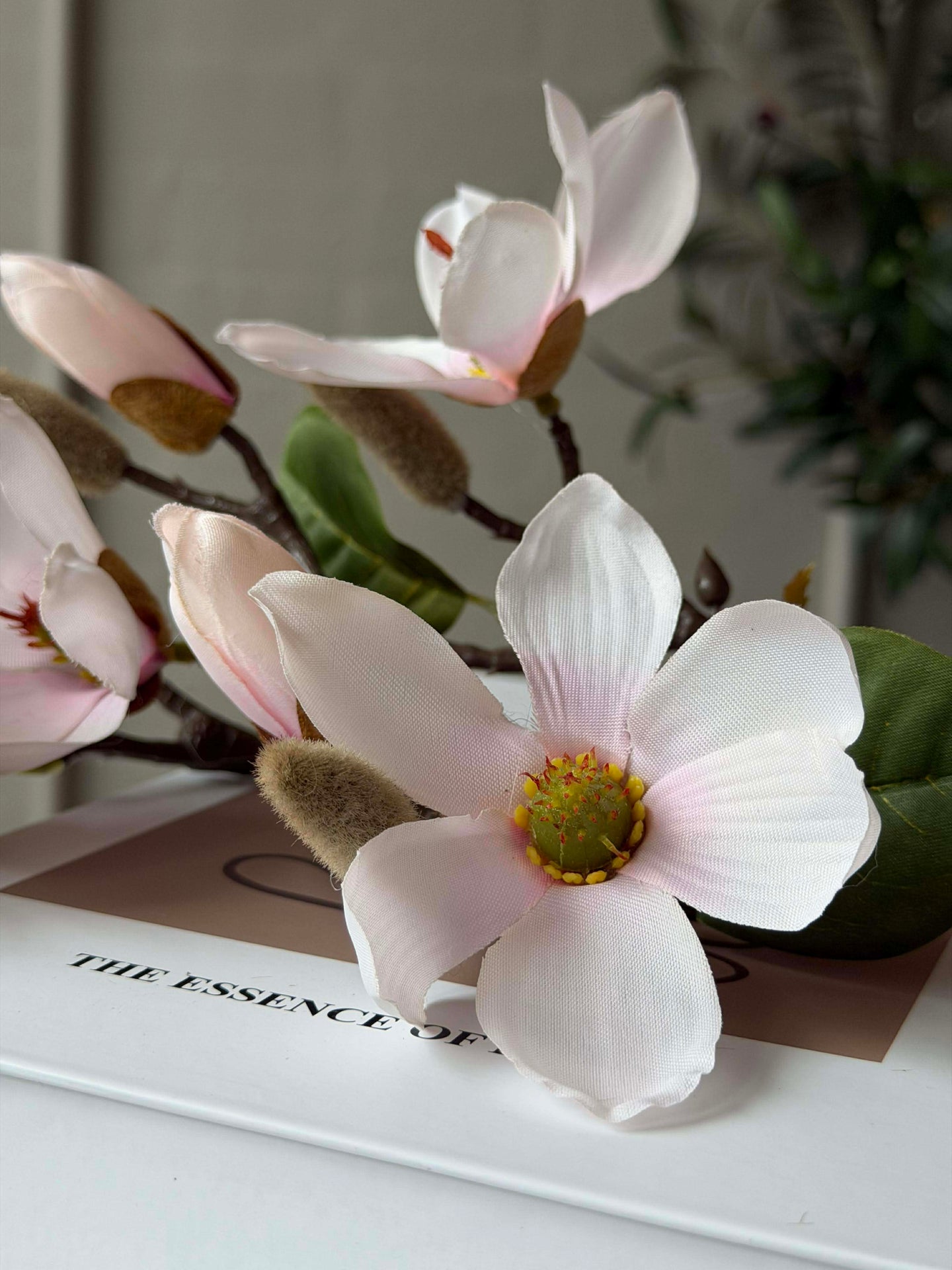Magnolienzweig - Pink 52cm
