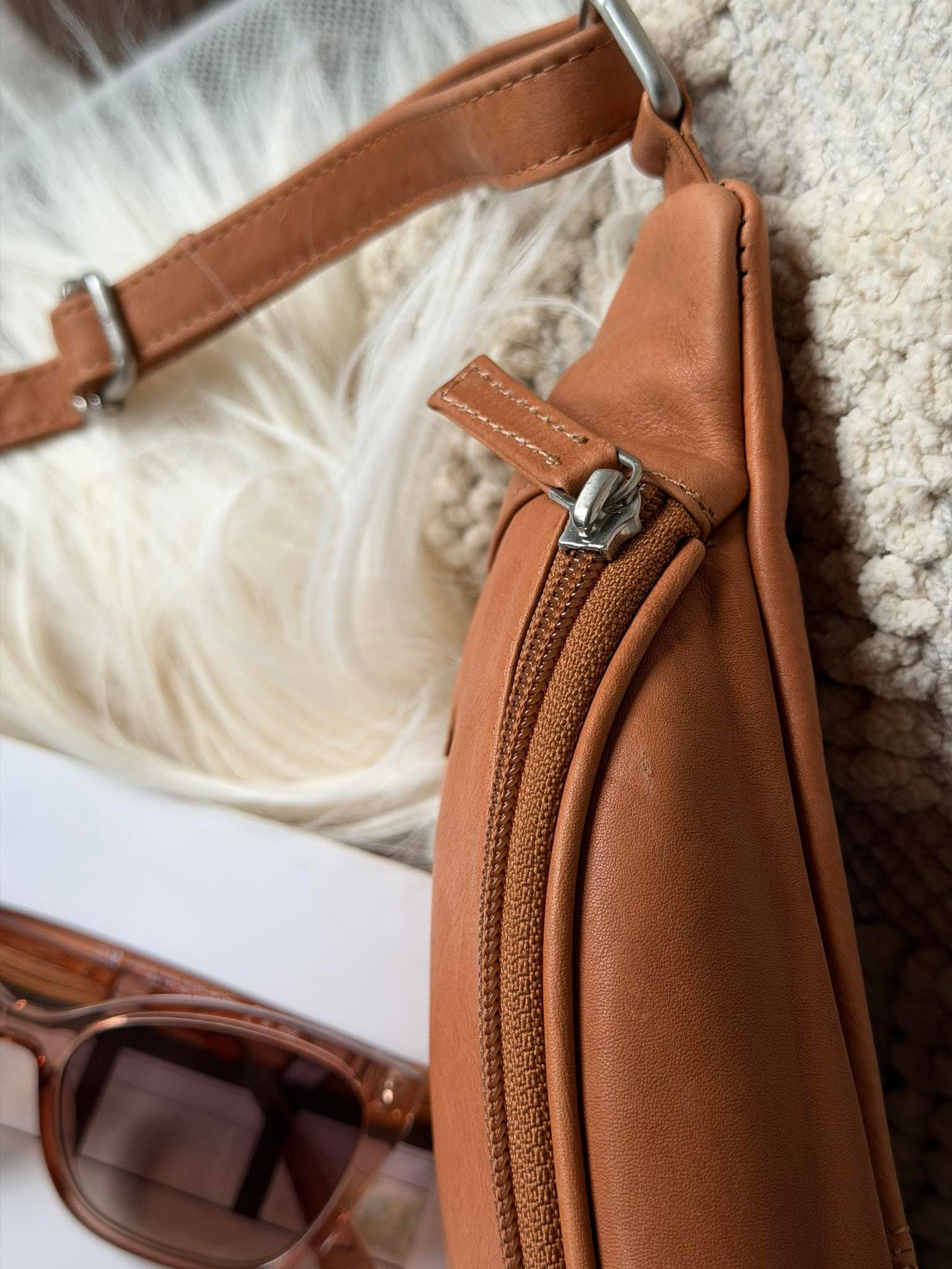 Bumbag Misse - Cognac / Silber