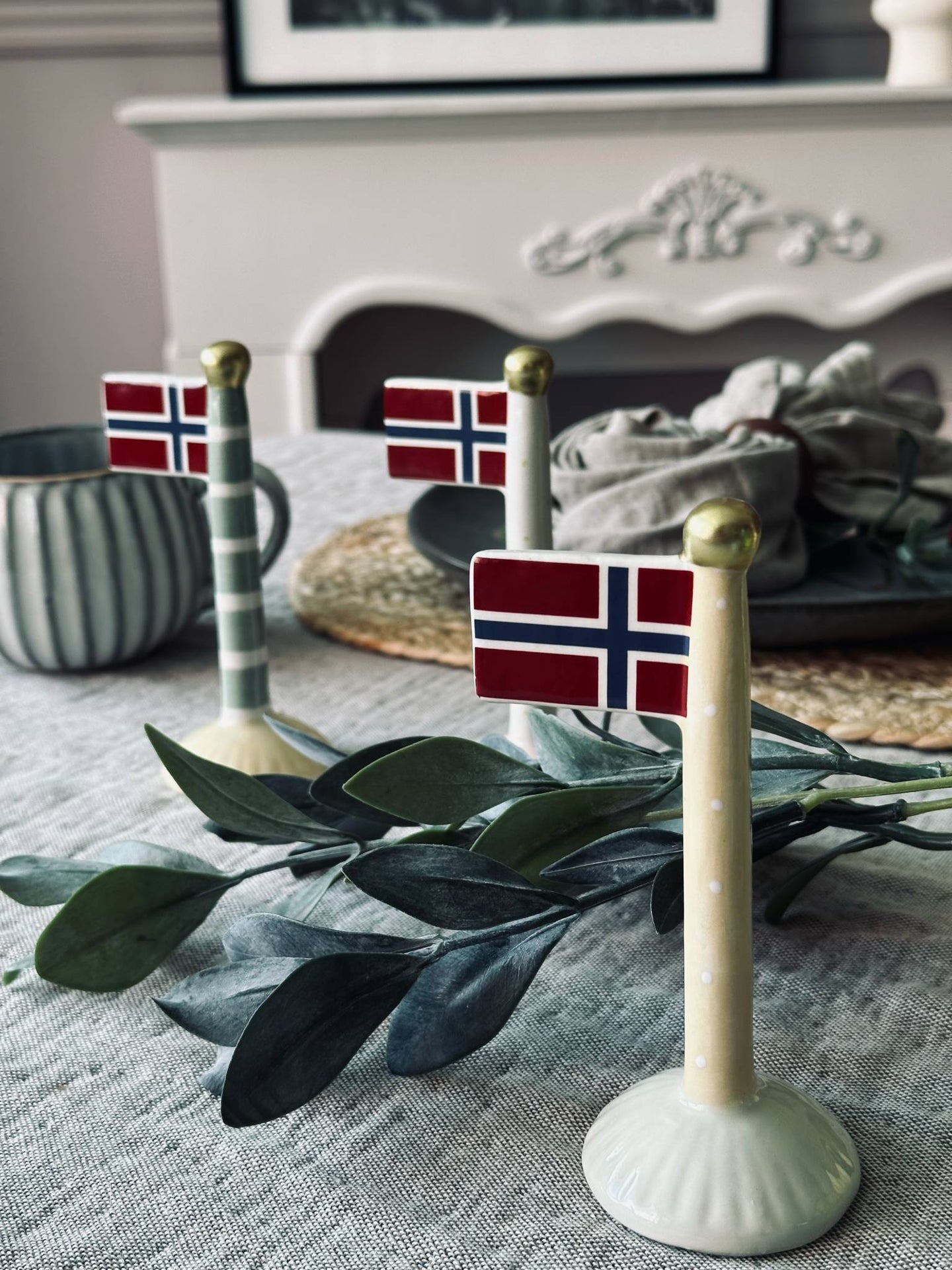 Keramikflagge – Norwegen