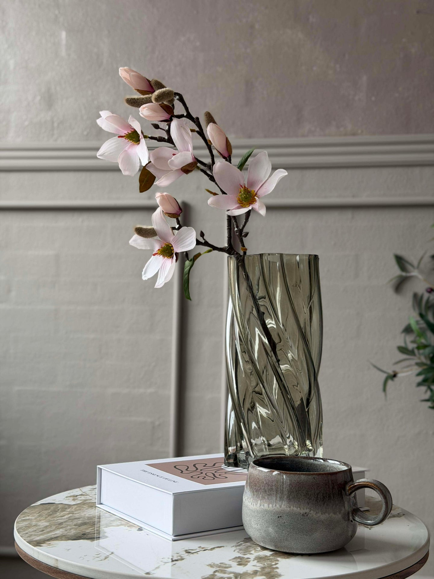 Magnolienzweig - Pink 52cm