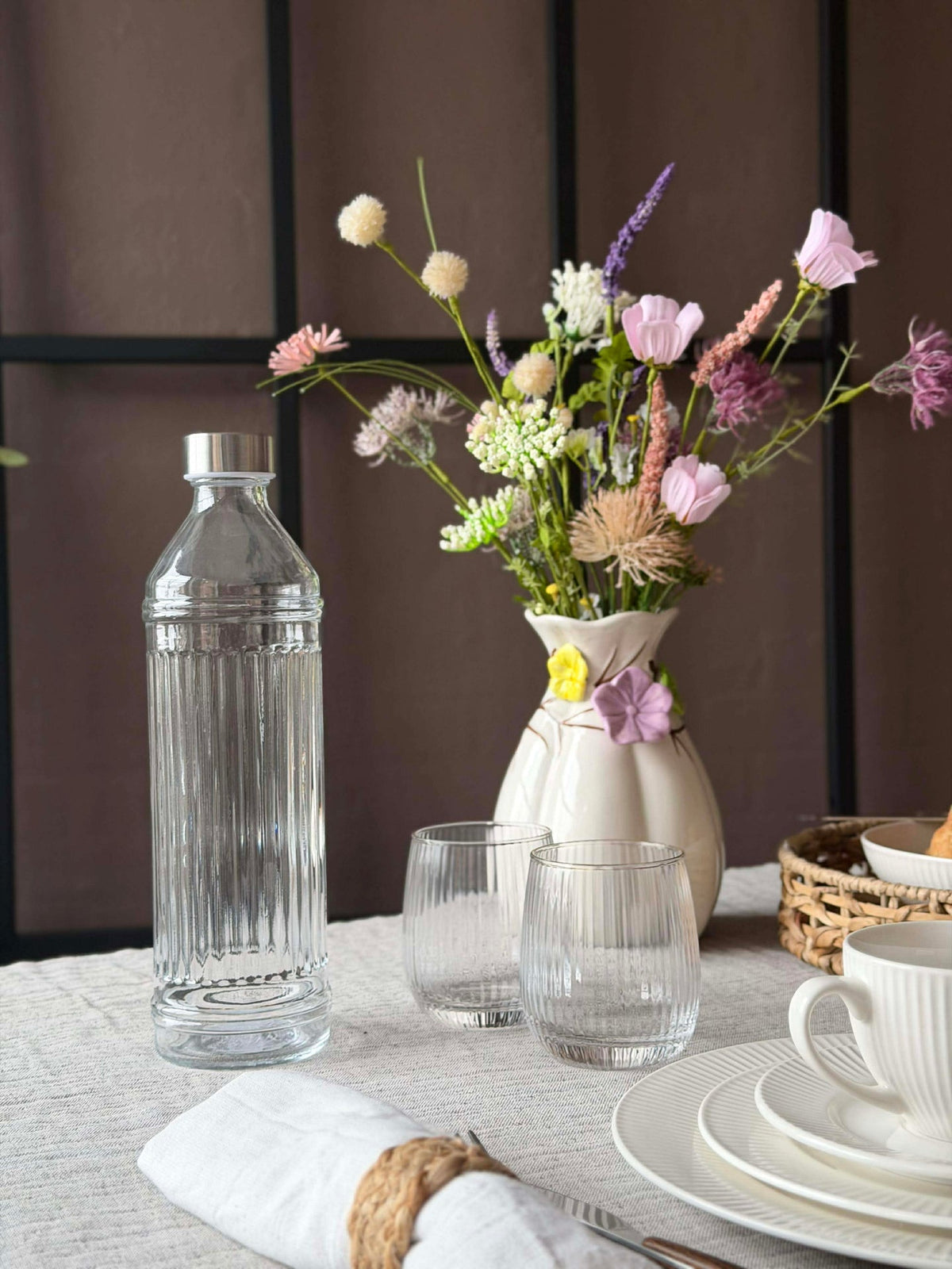 Wasserflasche mit Metallverschluss - 1000 ml.