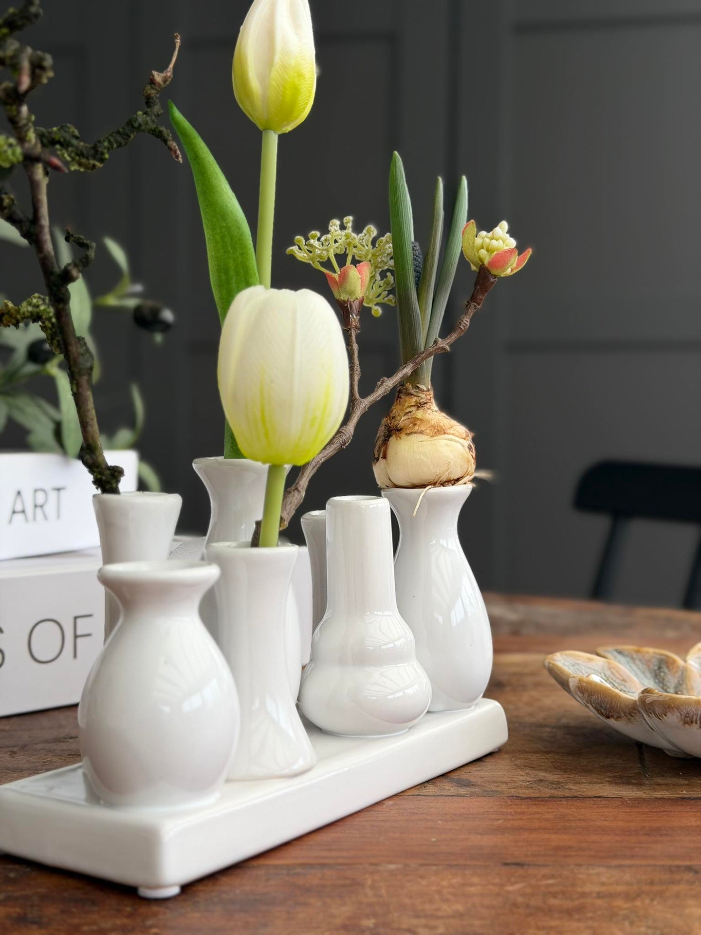 Vase Siluetta Weiß