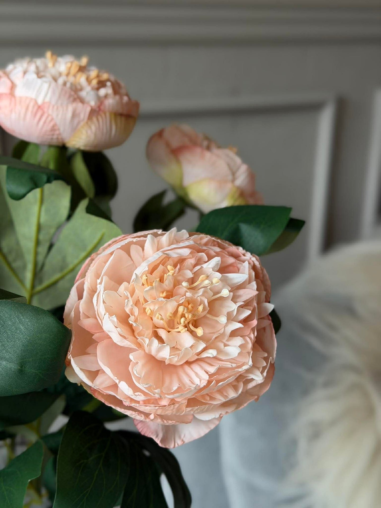 Blume Pfingstrose - Zartes Rosa 70 cm