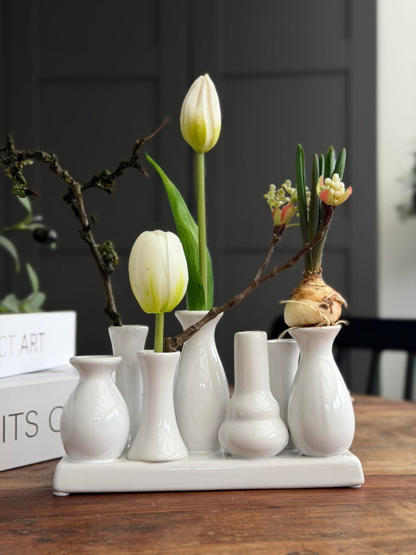 Vase Siluetta Weiß