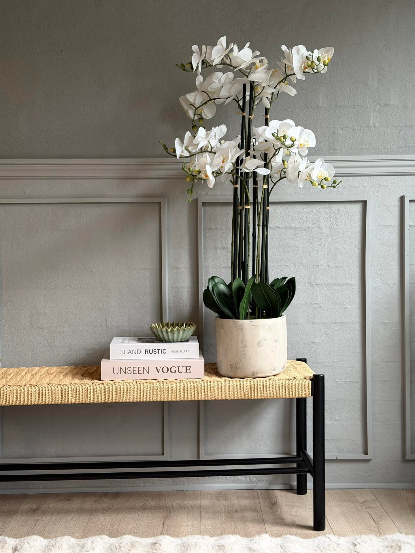 Orchidee im Topf 105 cm - Weiß