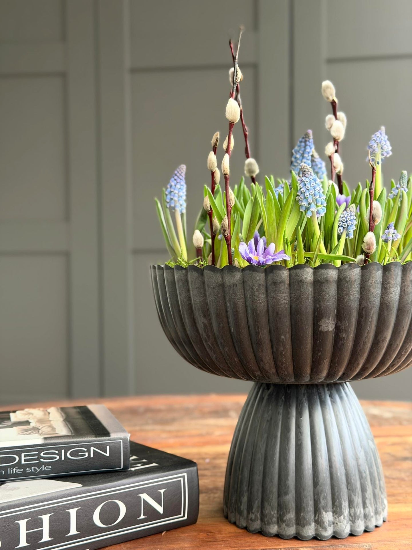 DIY-Arrangement im Beton-Look - Stone