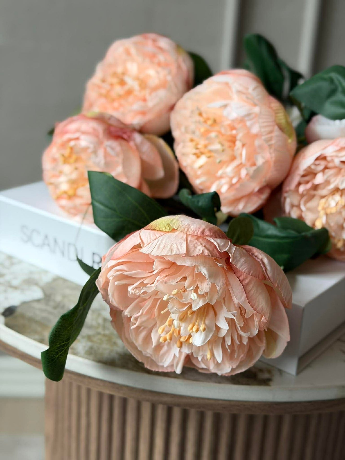 Blume Pfingstrose - Zartes Rosa 70 cm