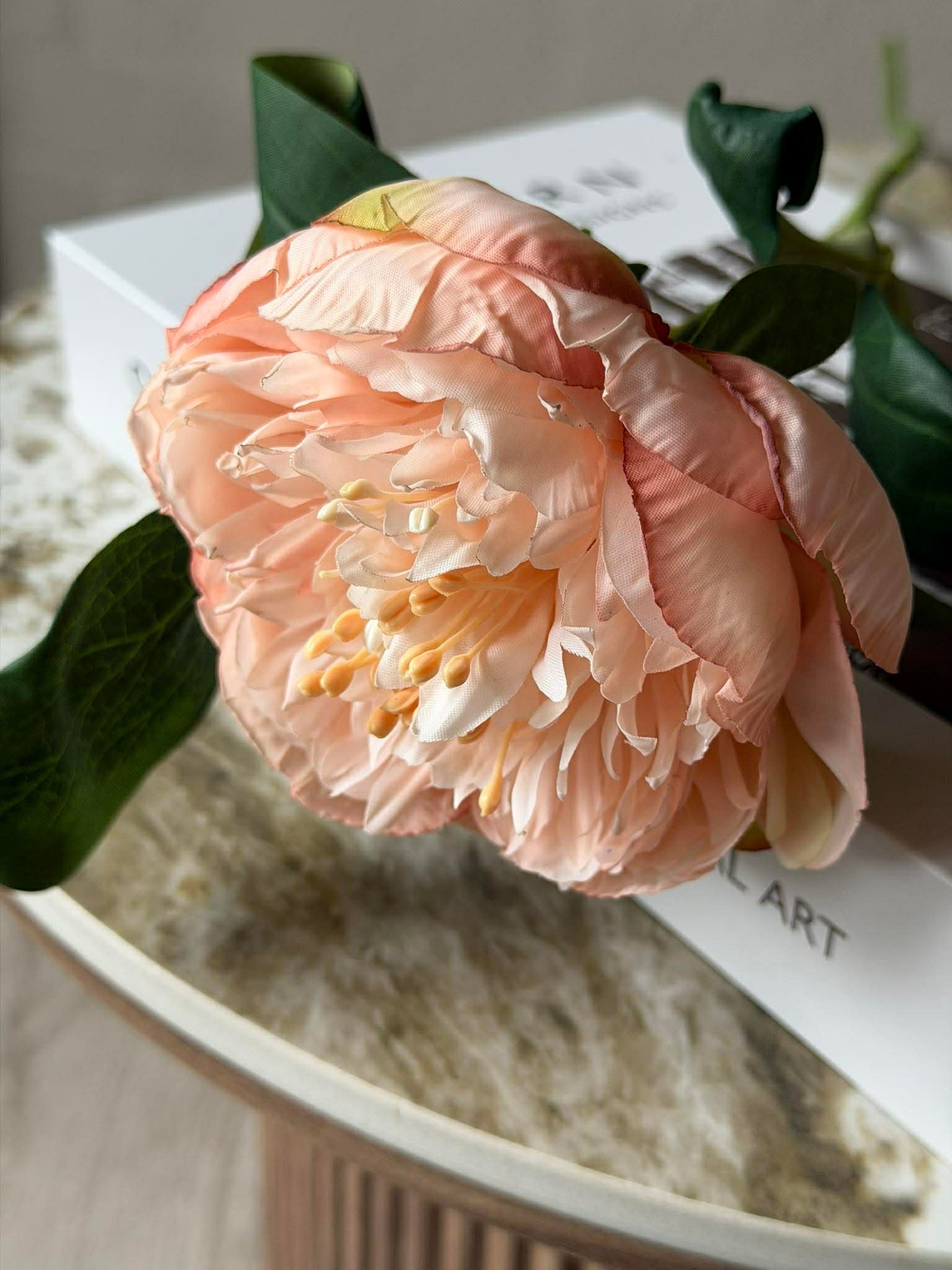 Blume Pfingstrose - Zartes Rosa 70 cm