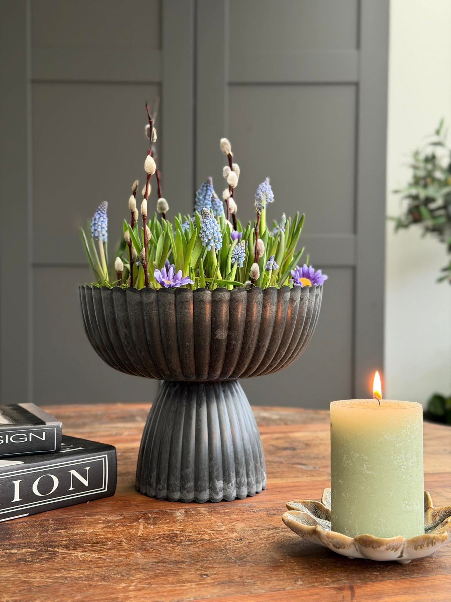 DIY-Arrangement im Beton-Look - Stone