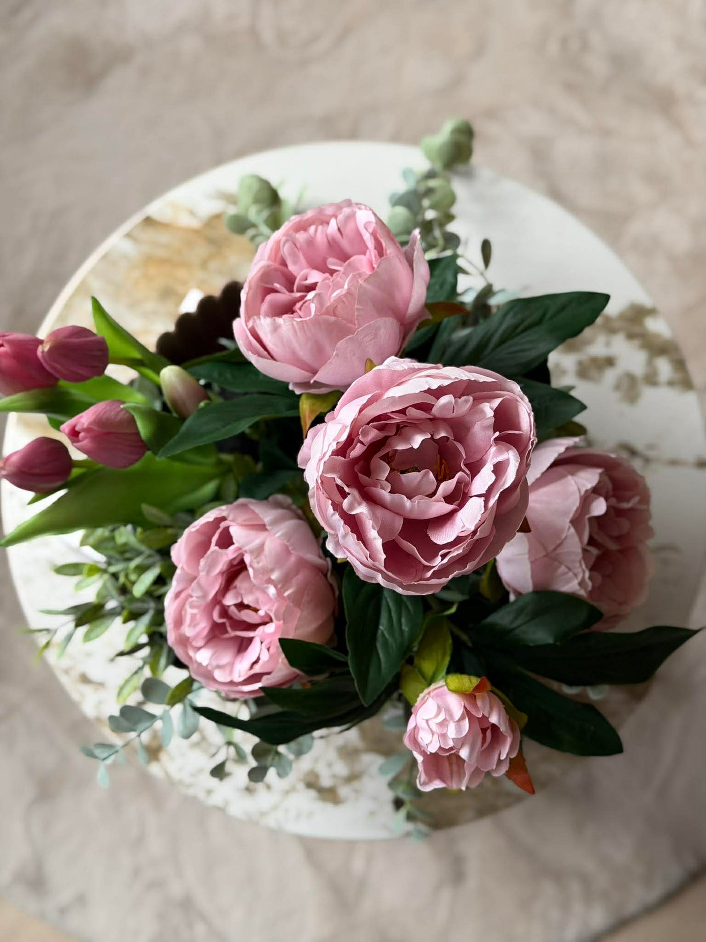 Bowl im Beton-Look - Rosa