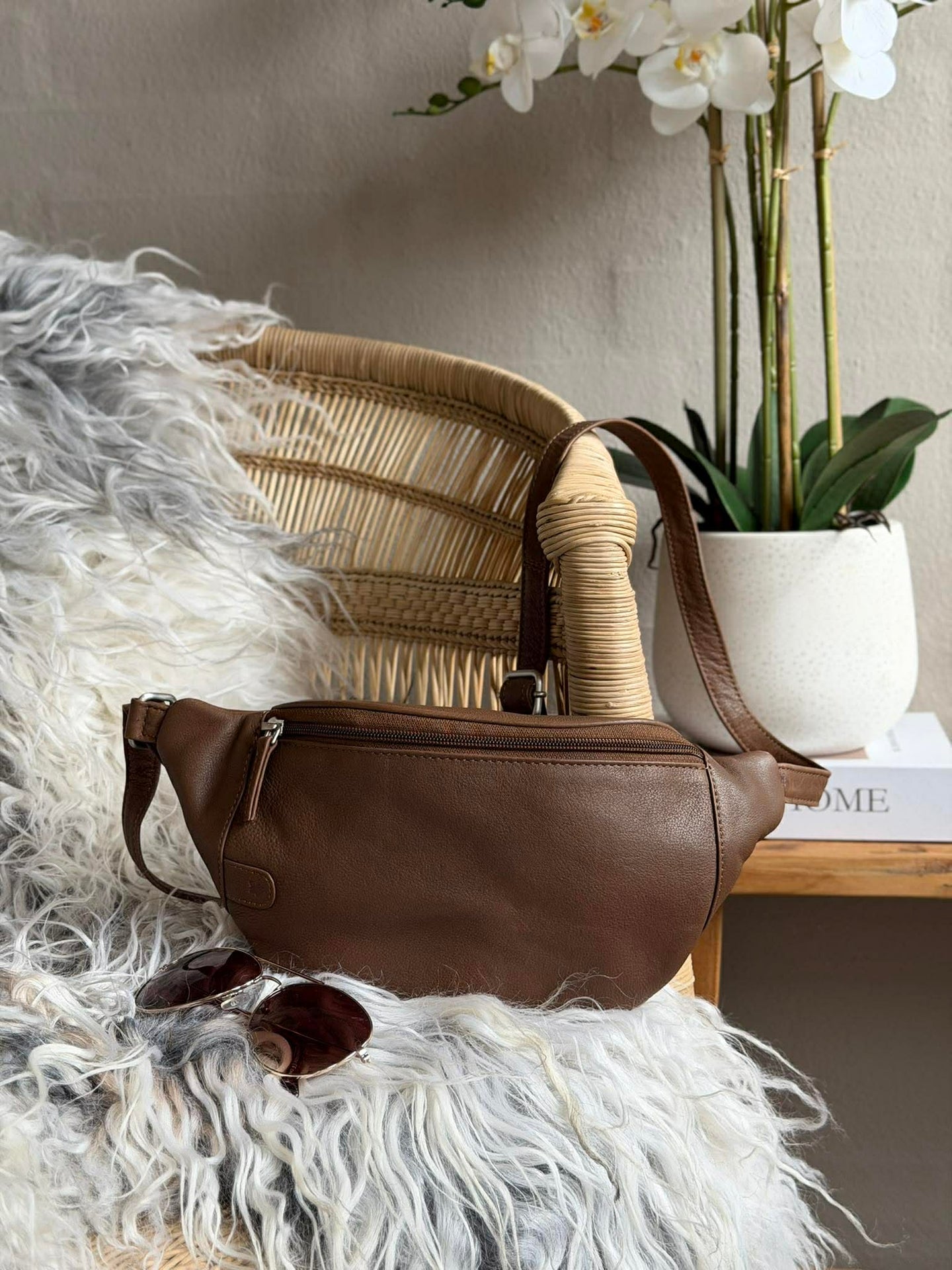 Bumbag Misse - Coffee / Silber