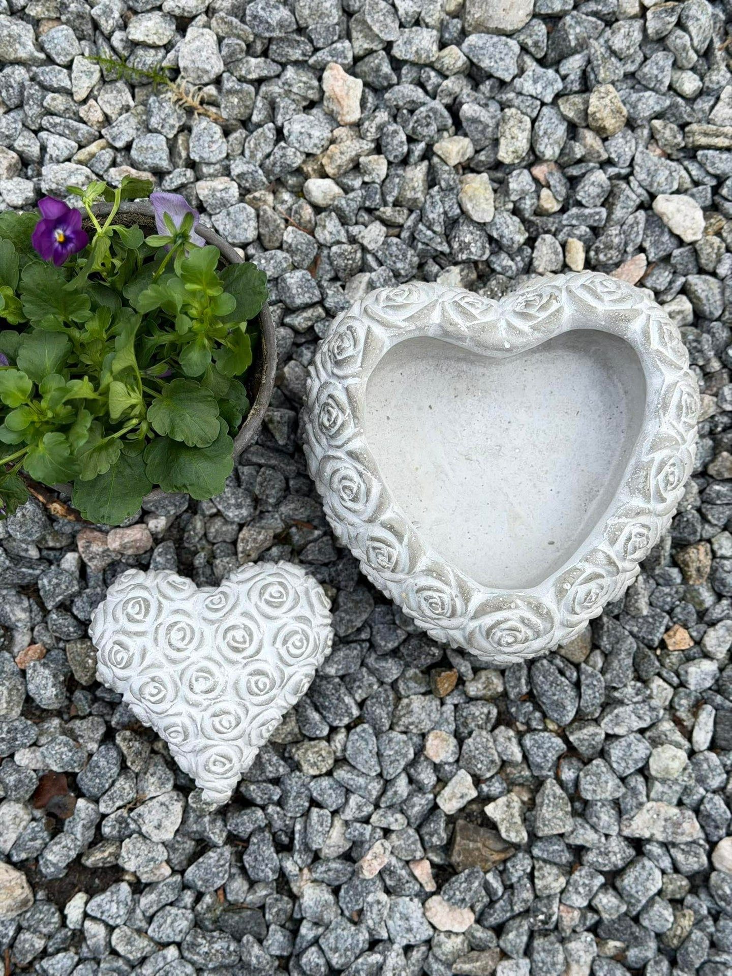Herz mit Rosen - Verschiedene Größen