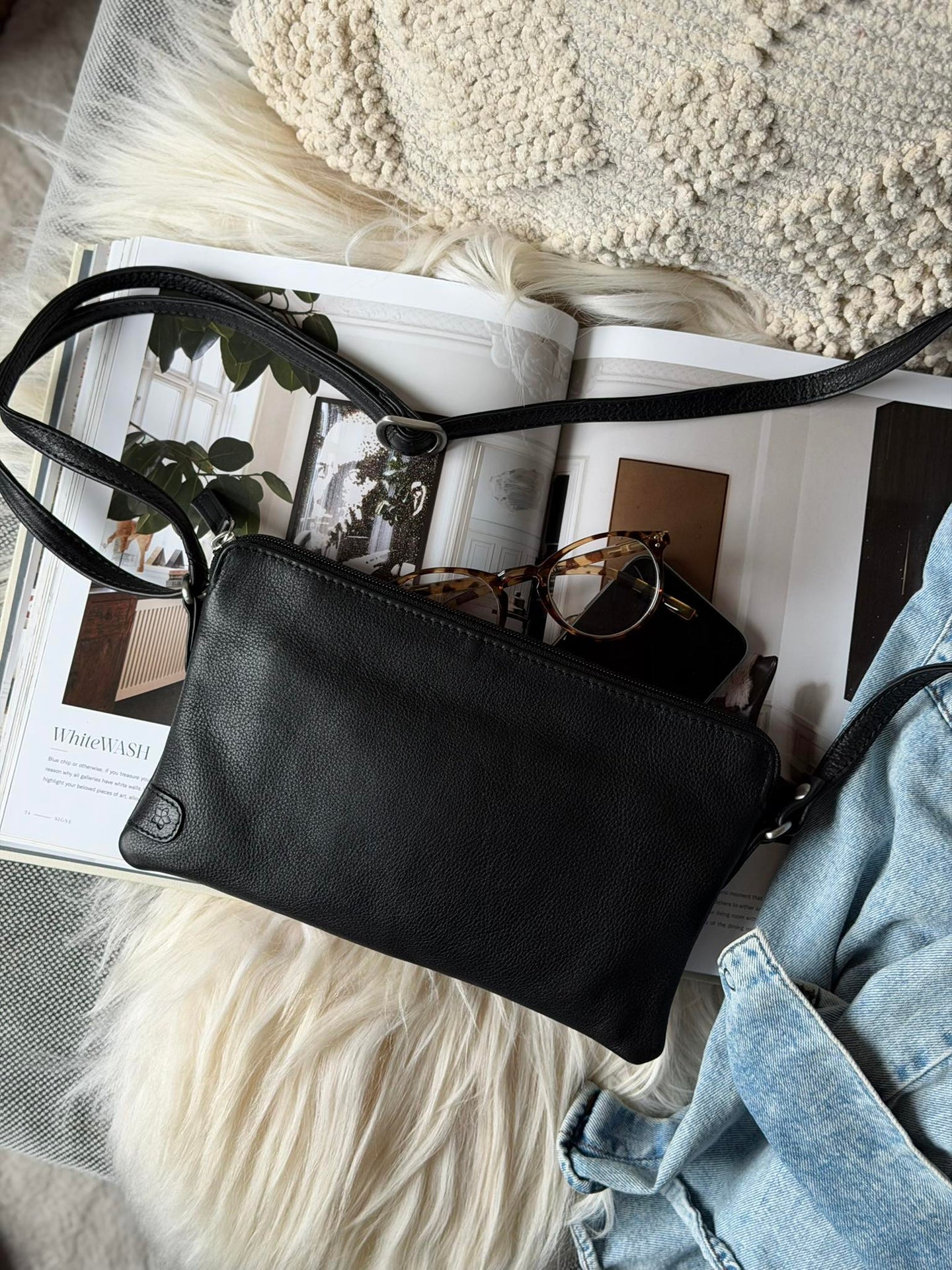 Clutch Misse - Schwarz / Silber
