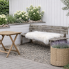 Lammfell 85x55 – Weiß
