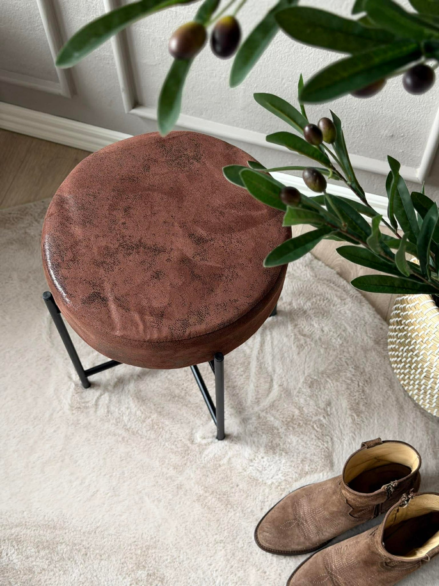 Hocker mit weichem Sitz