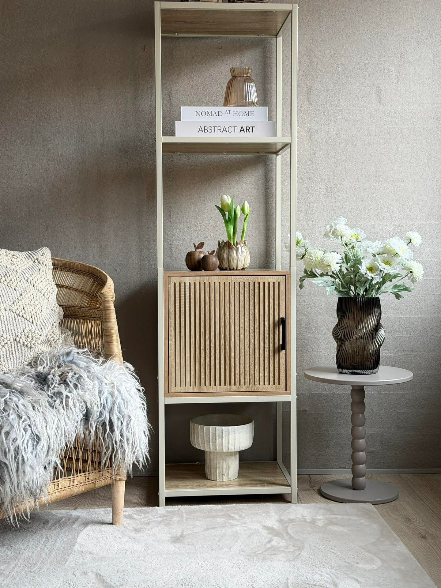 Beistelltisch - Taupe 35xH40 cm