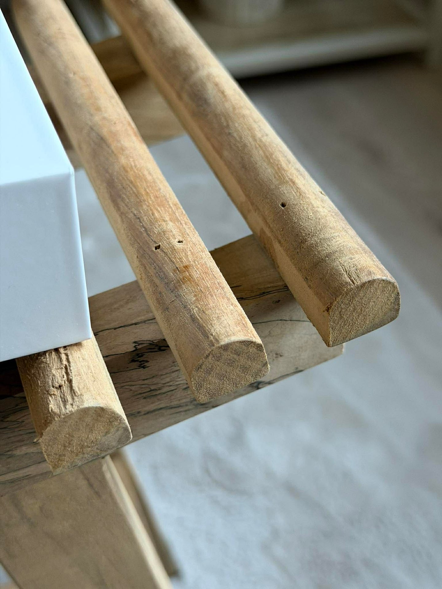 Teak-Hocker