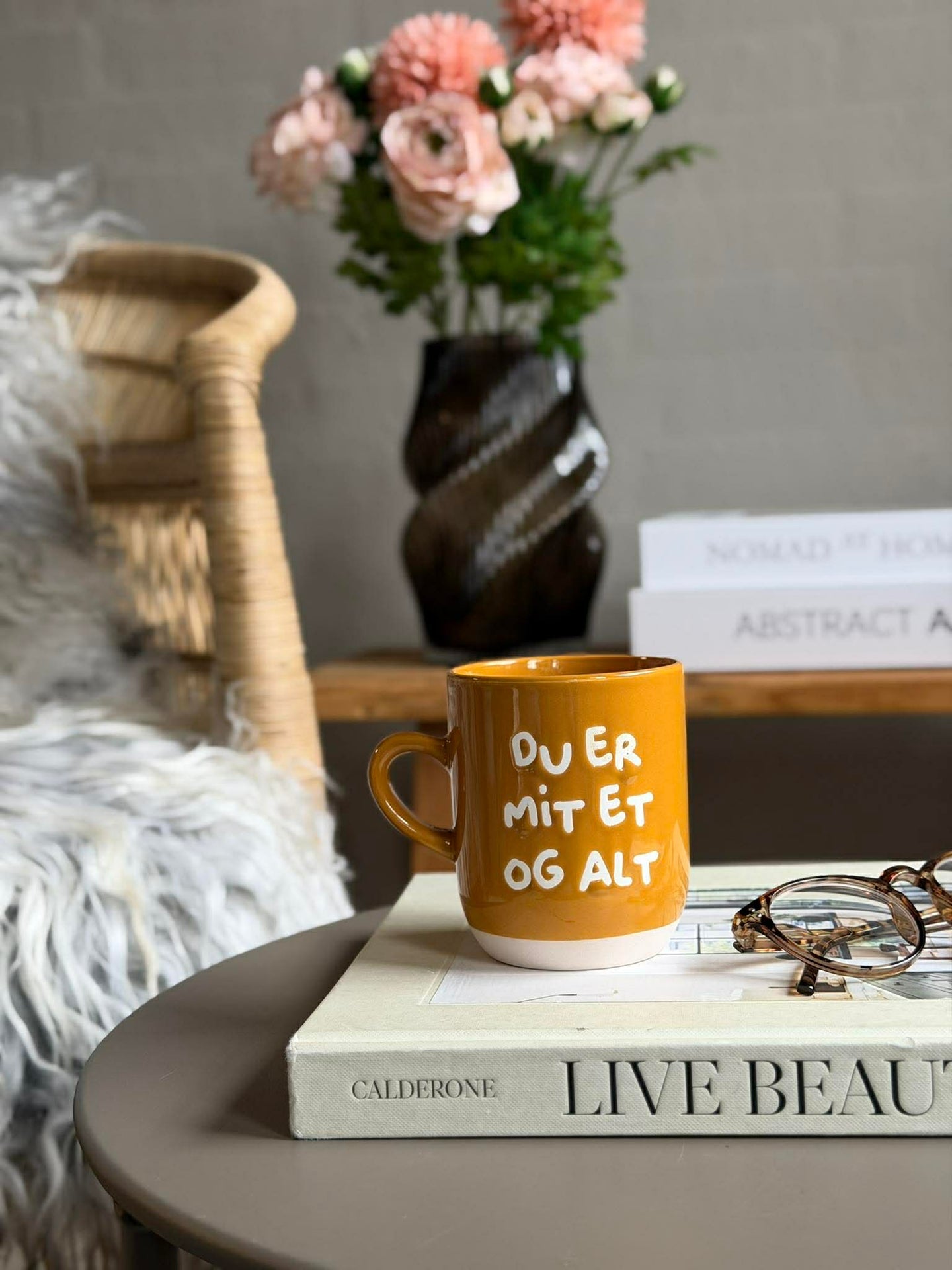 Becher DU BIST MEIN EIN UND ALLES - Gelb
