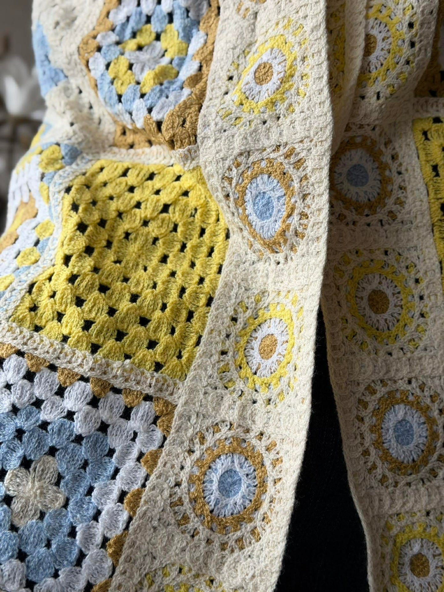 Cardigan Boho - Gelb