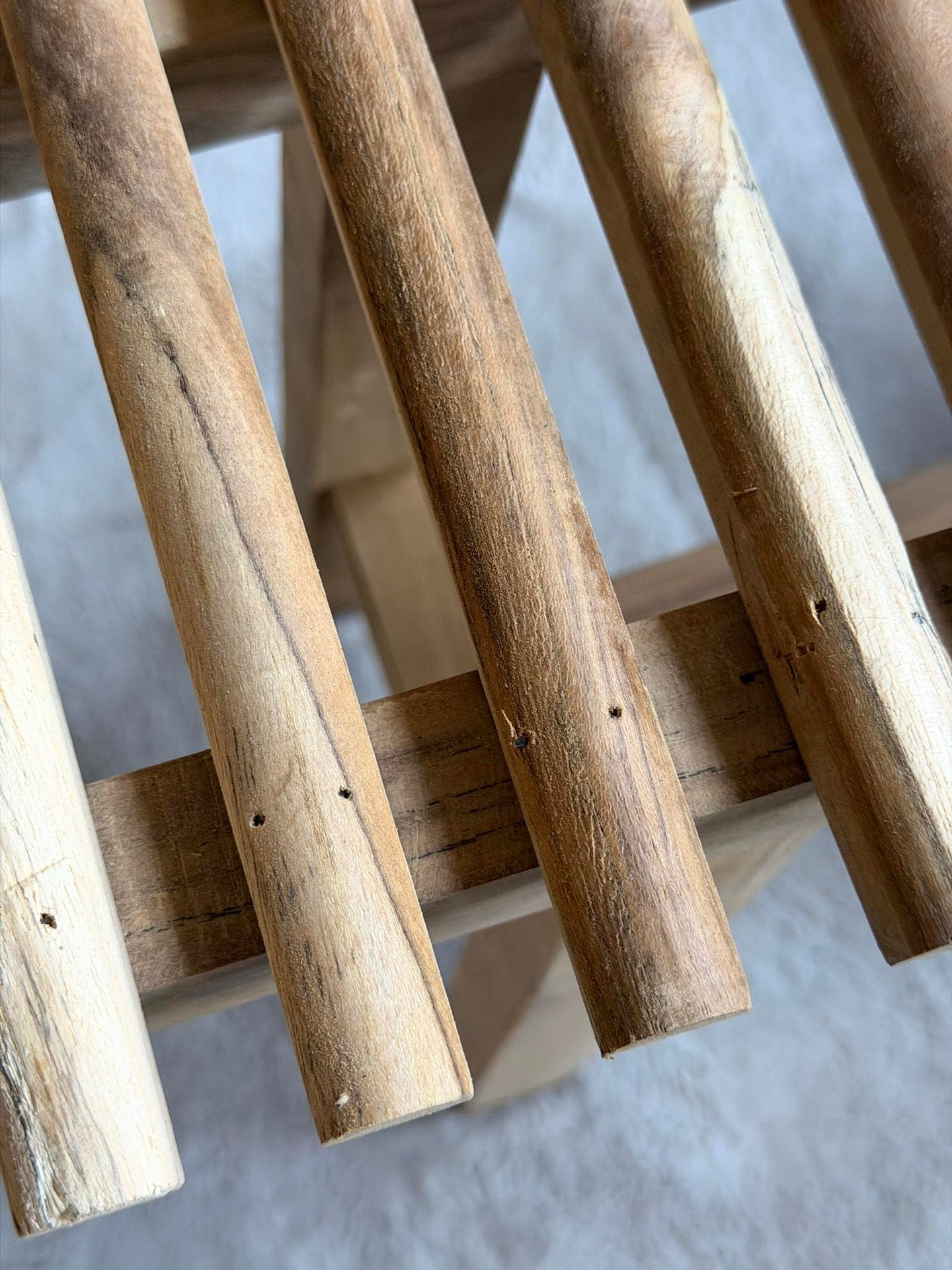 Teak-Hocker