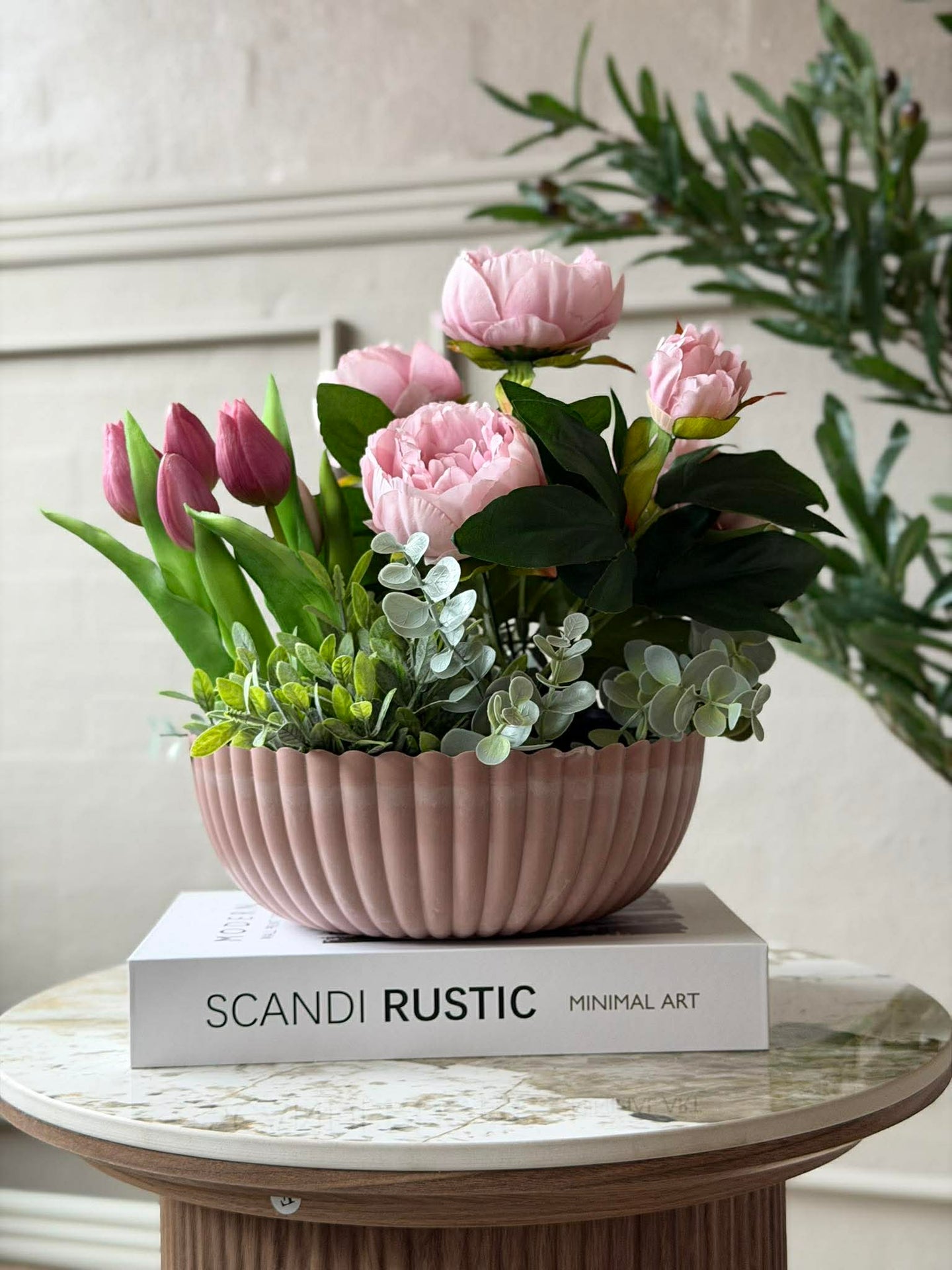 Bowl im Beton-Look - Rosa