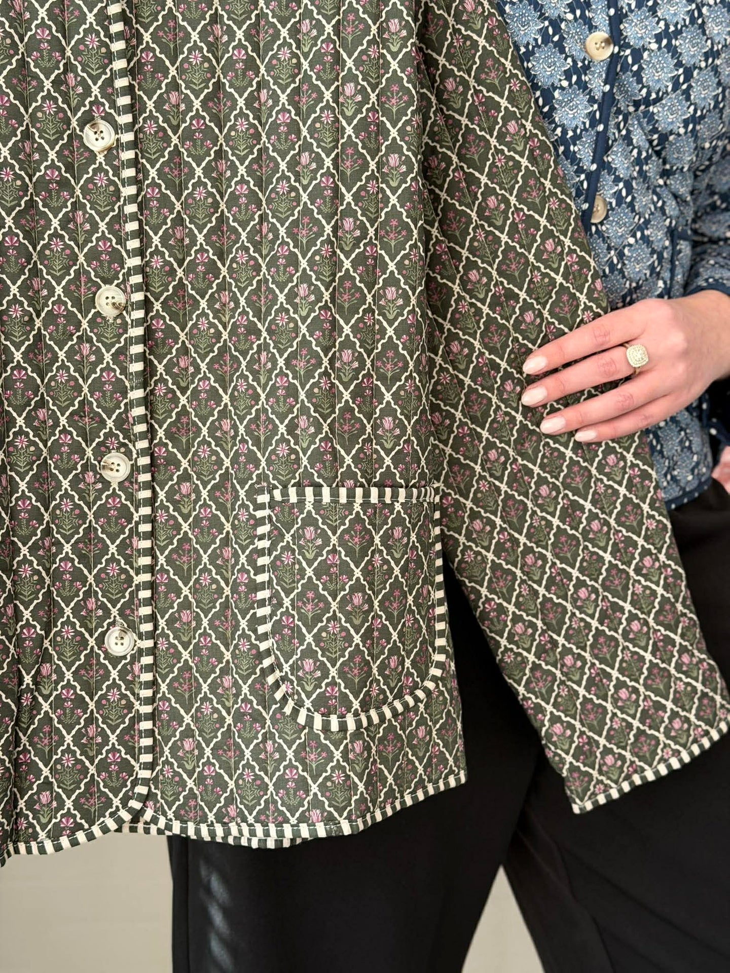 Jacke Quilt Military