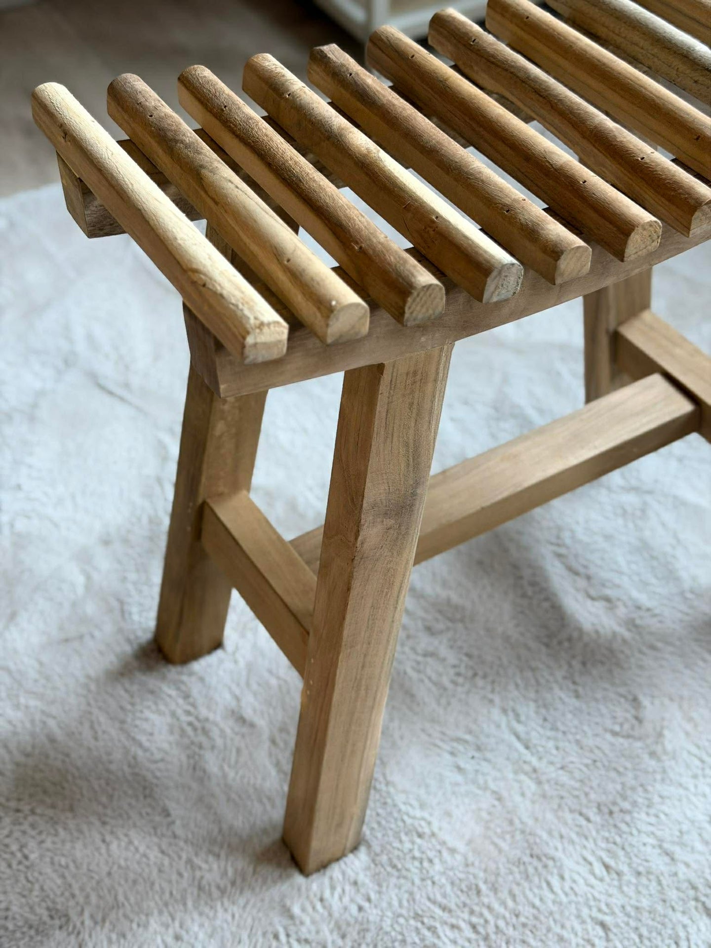 Teak-Hocker