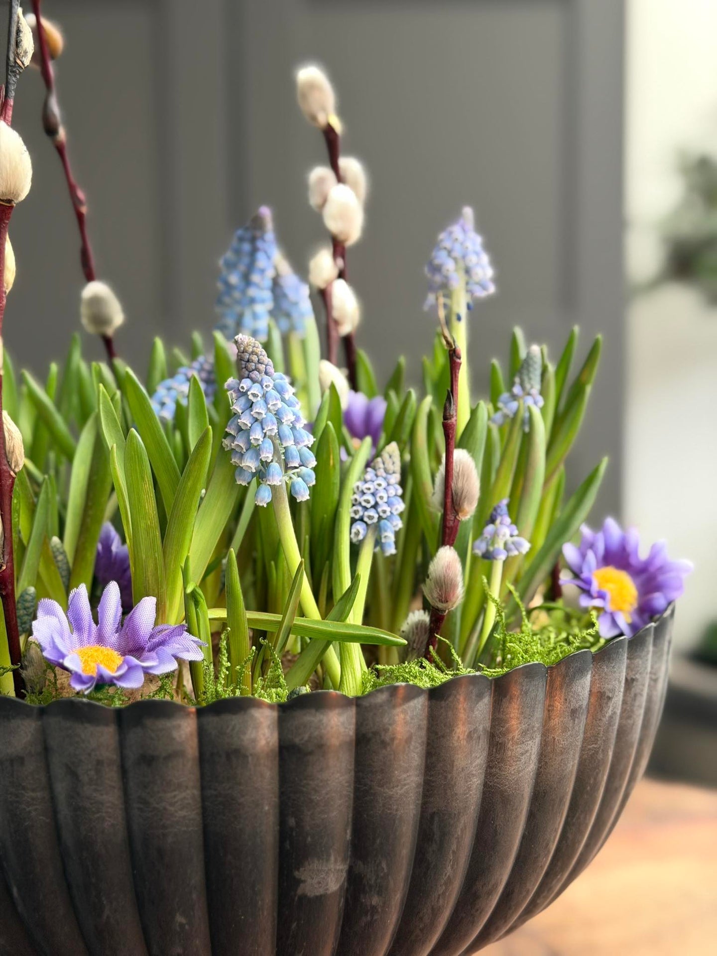 DIY-Arrangement im Beton-Look - Stone
