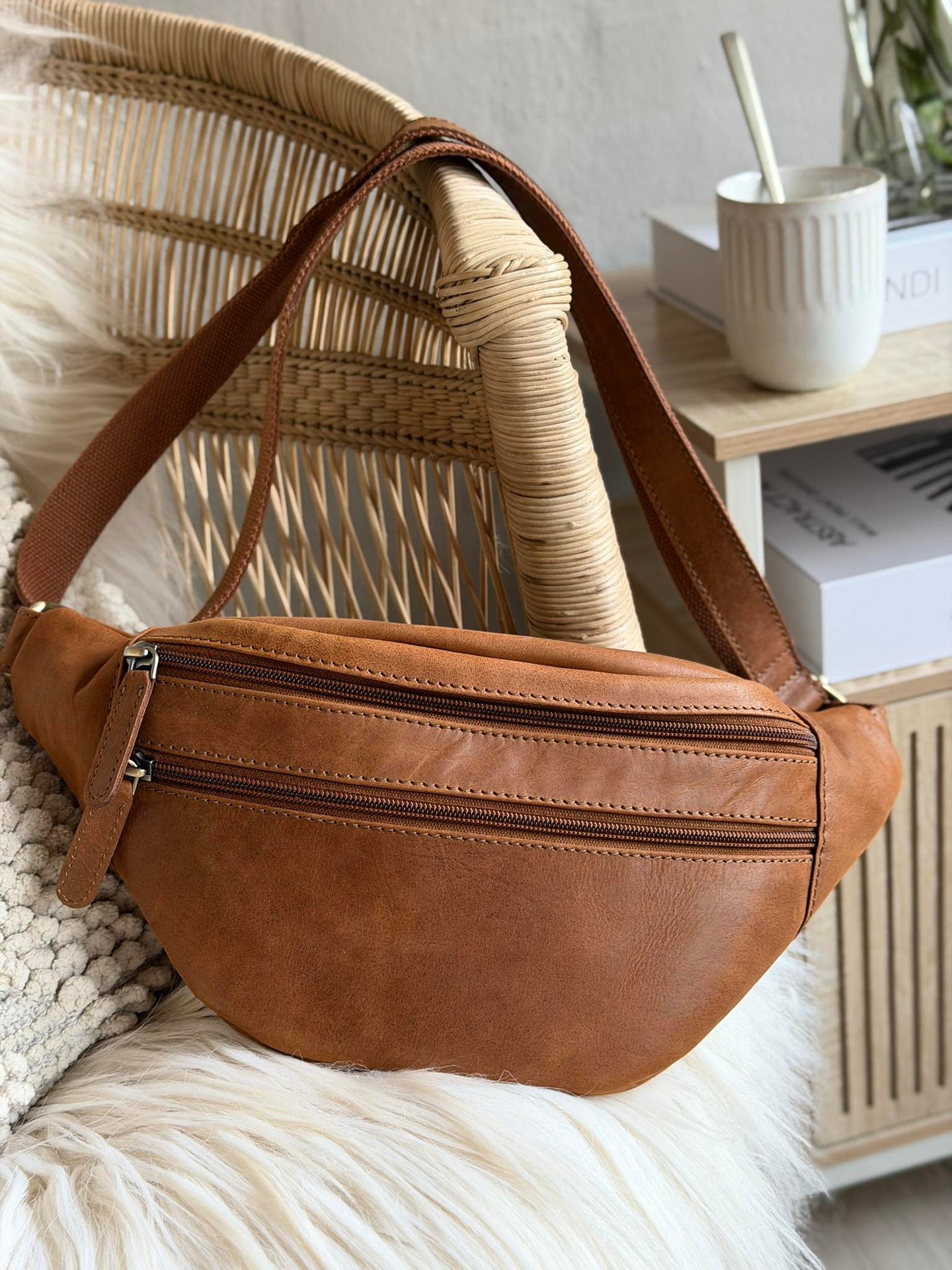 Gürteltasche – LINA NEW cognac
