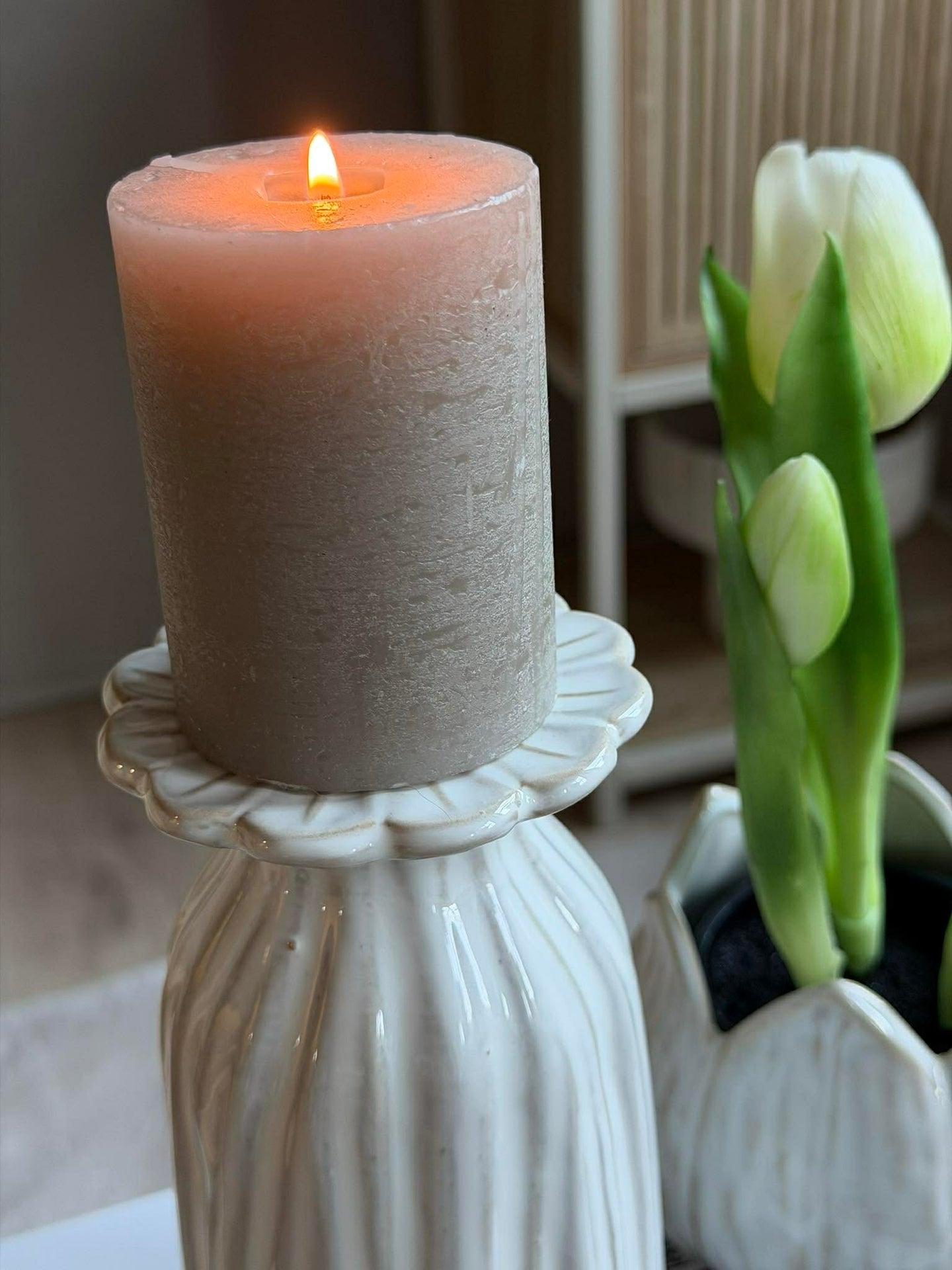 Vase flower - Weiß