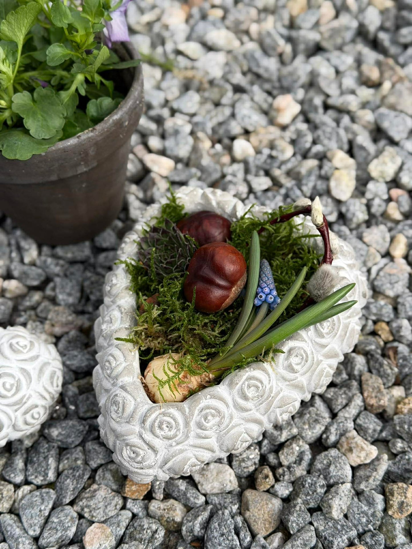 Herz mit Rosen - Verschiedene Größen