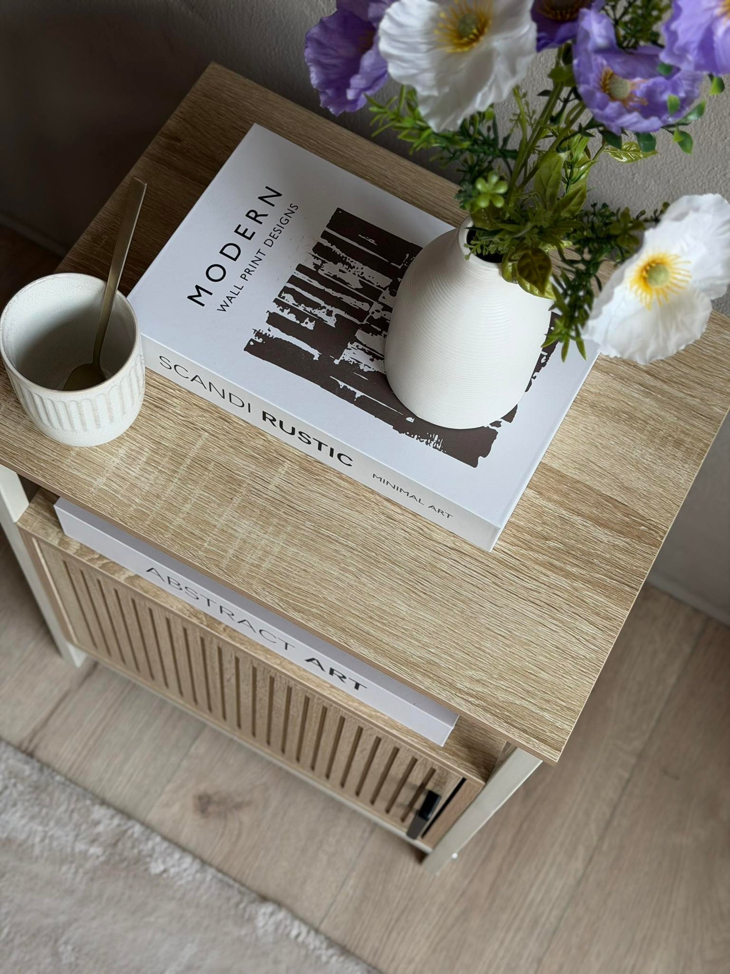 Schrank mit Tür - Off-White