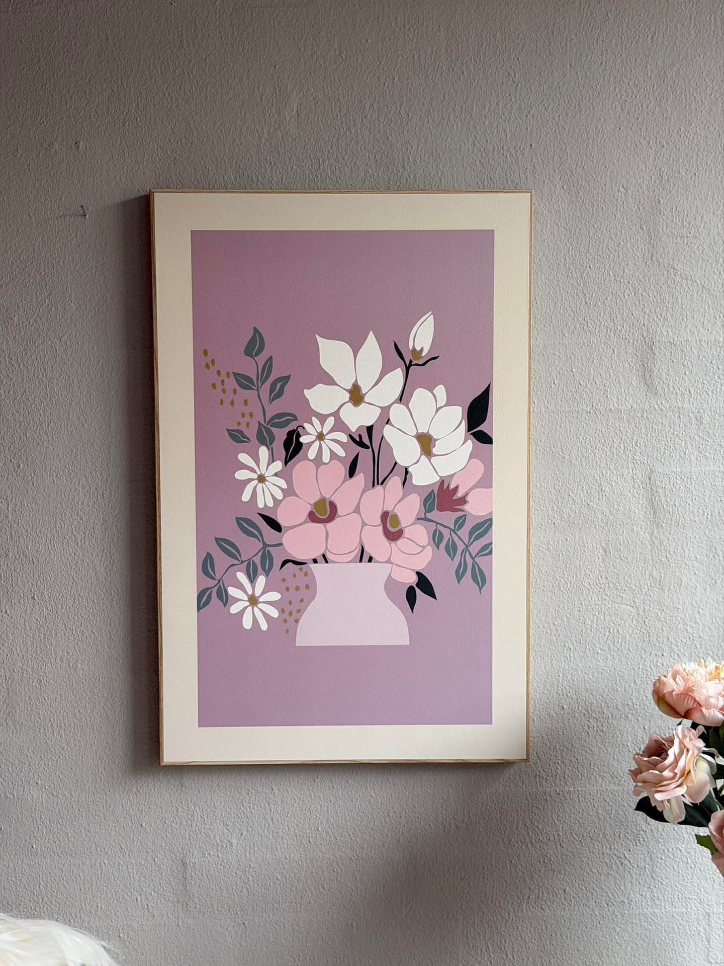 Bild mit Blumen - Mehrere Farben