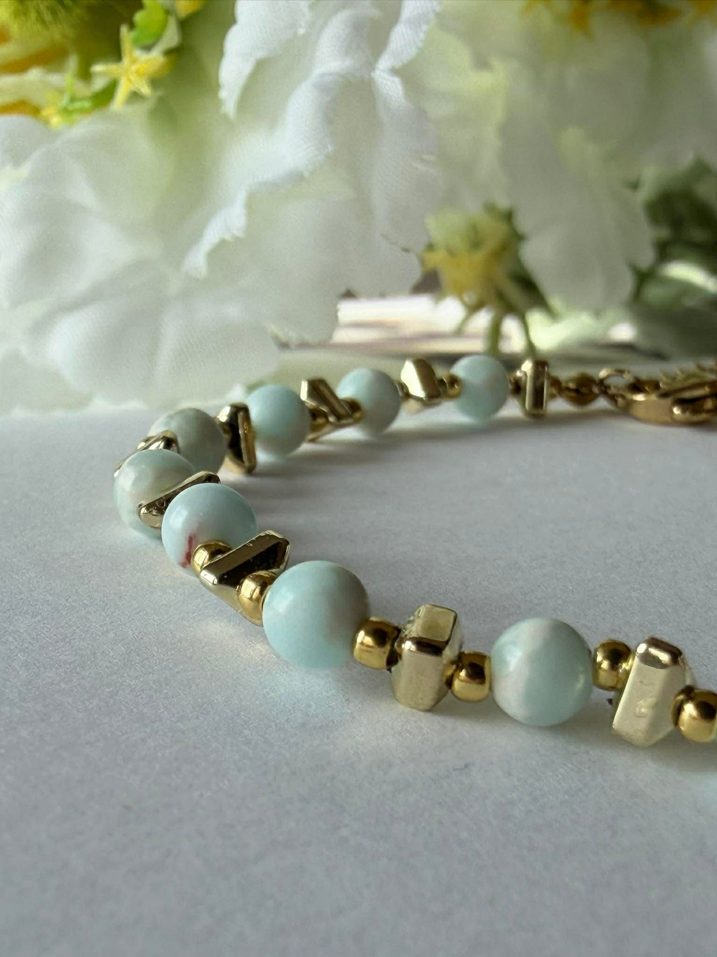 Armband TILDE - Naturstein - Jadegrün