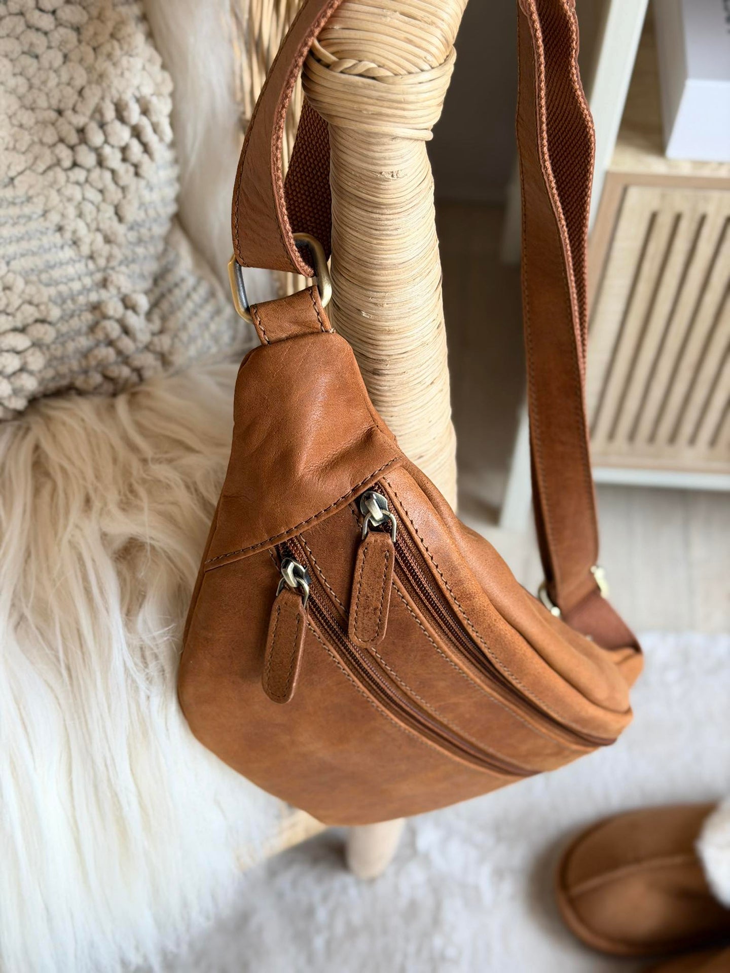 Gürteltasche – LINA NEW cognac