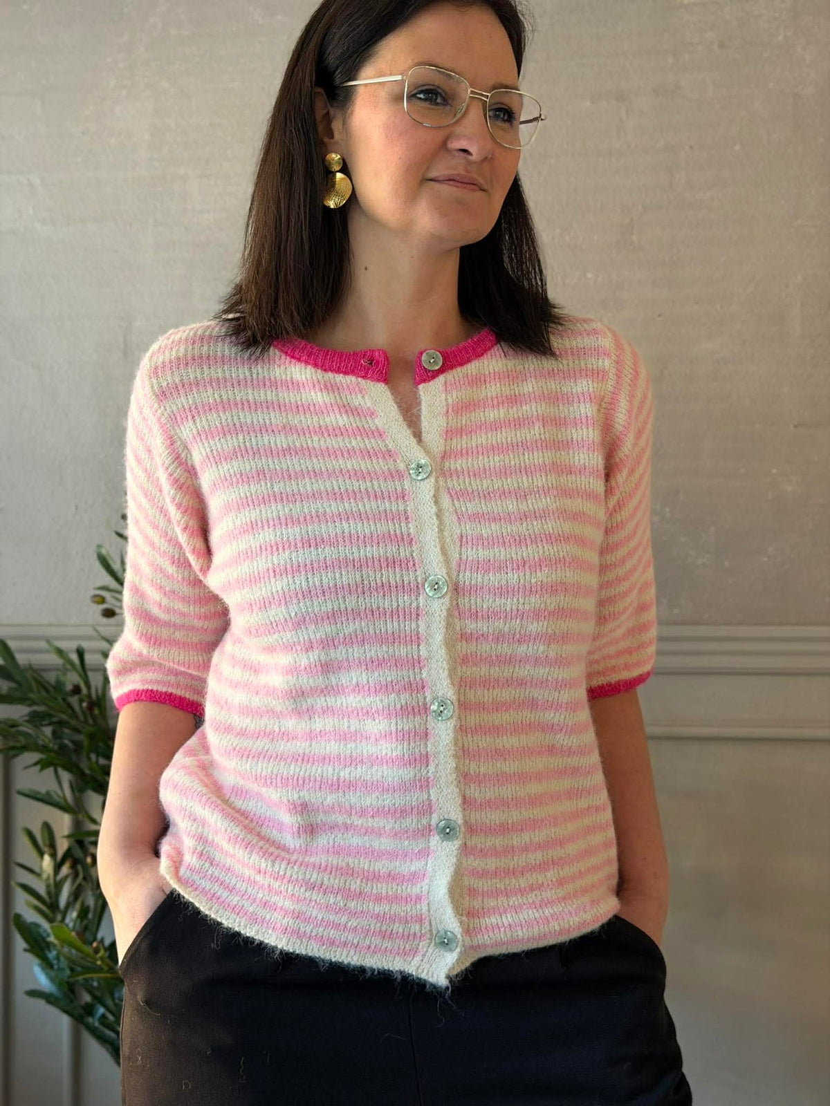 Strick Susanne Pink