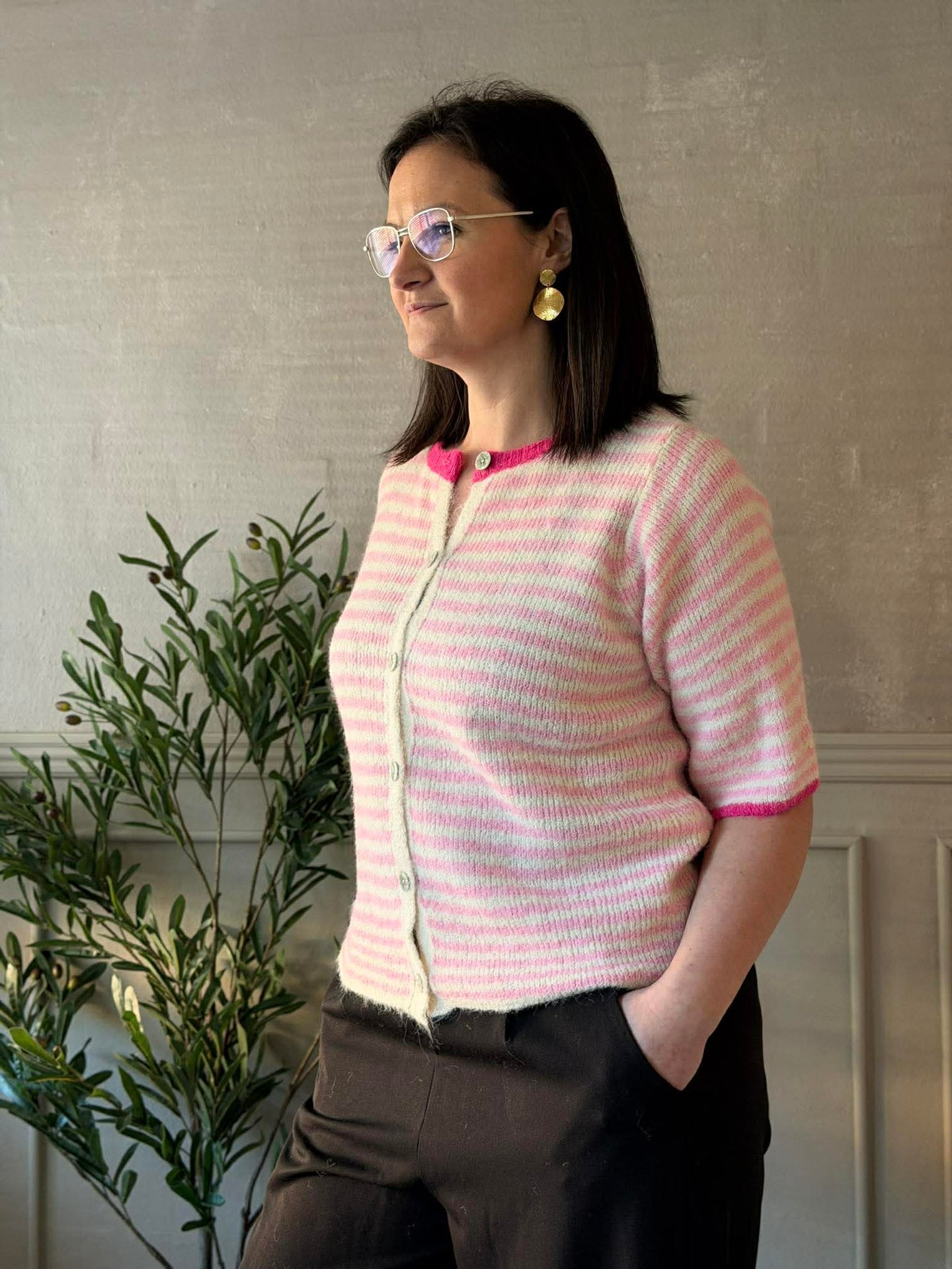 Strick Susanne Pink