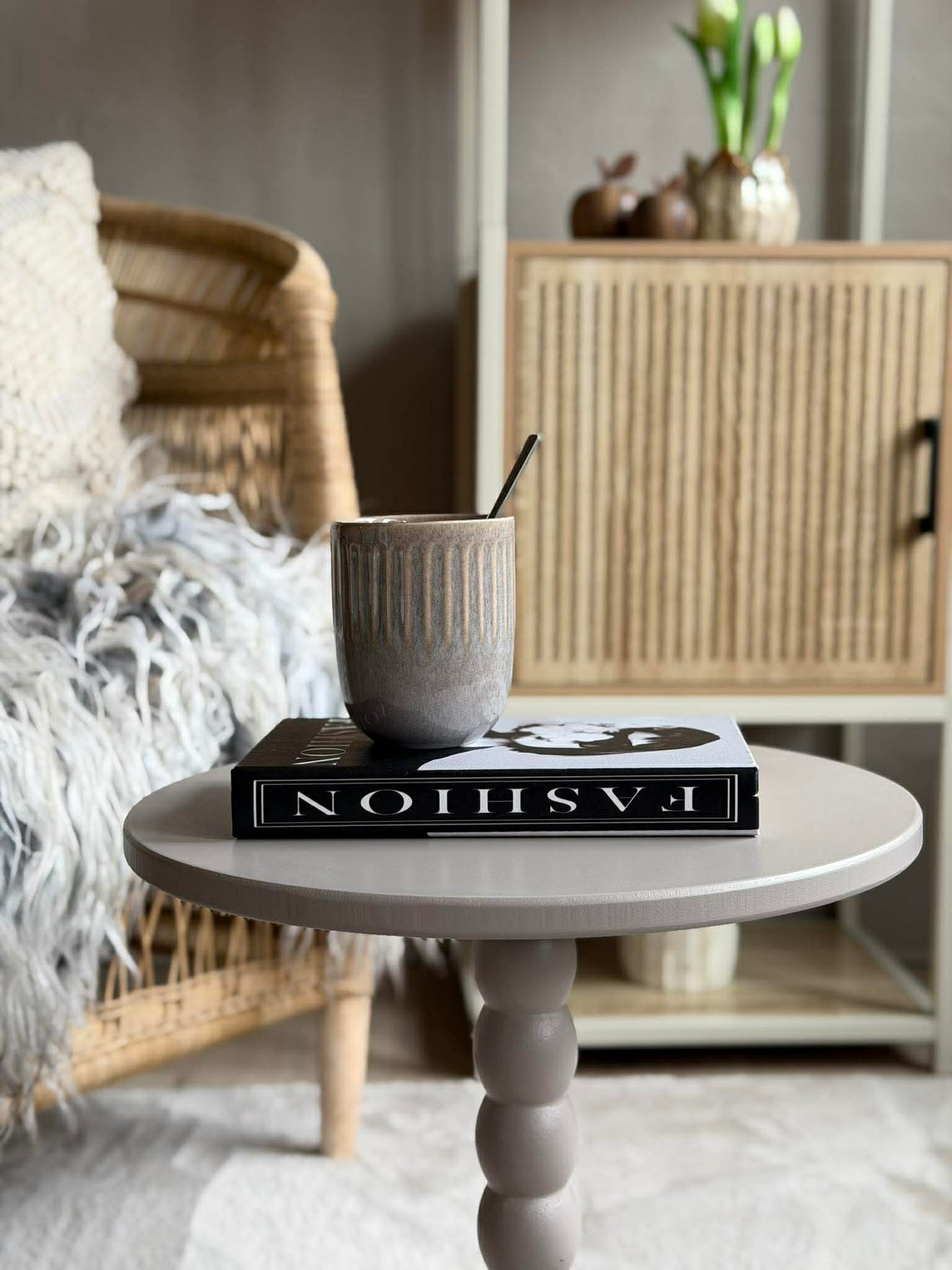 Beistelltisch - Taupe 35xH40 cm