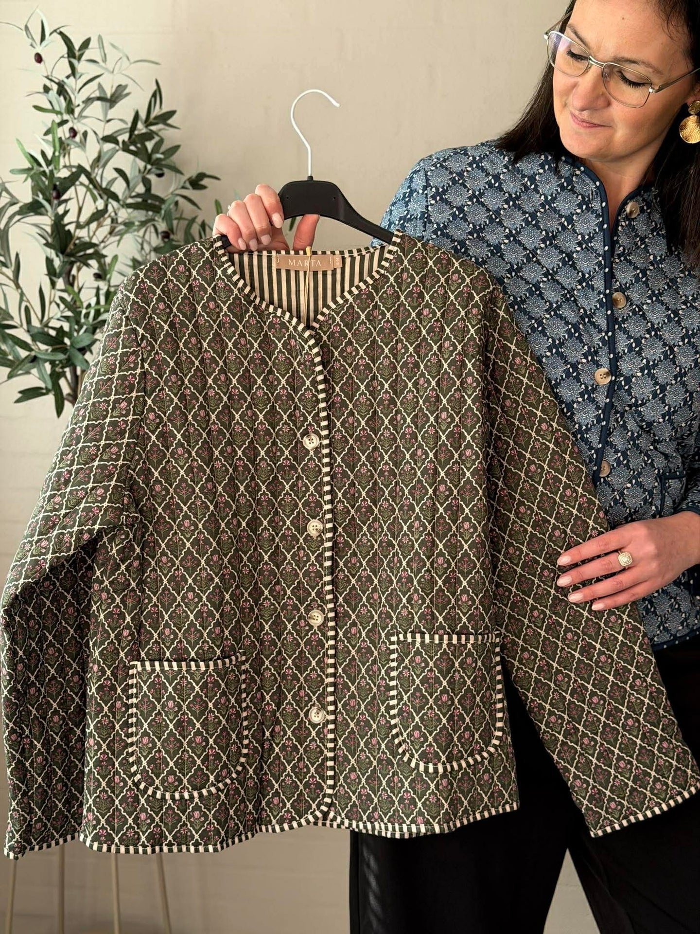 Jacke Quilt Military