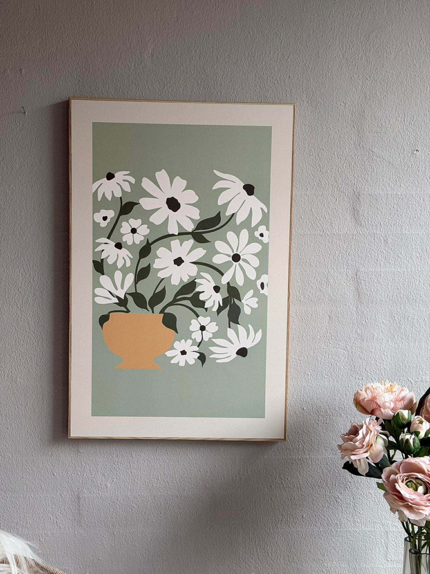 Bild mit Blumen - Mehrere Farben