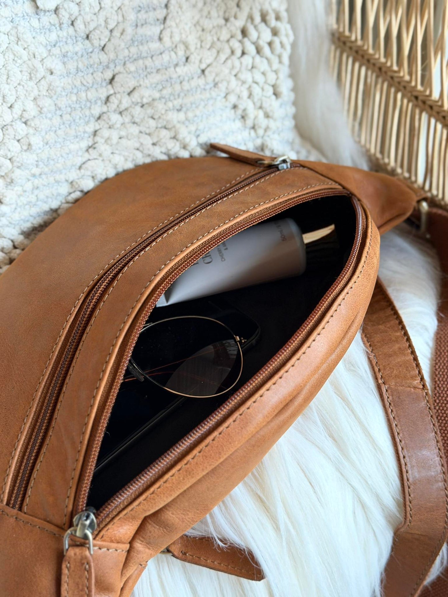 Gürteltasche – LINA NEW cognac