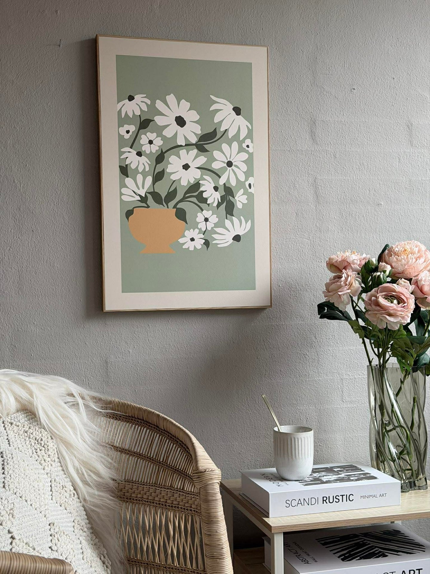 Bild mit Blumen - Mehrere Farben