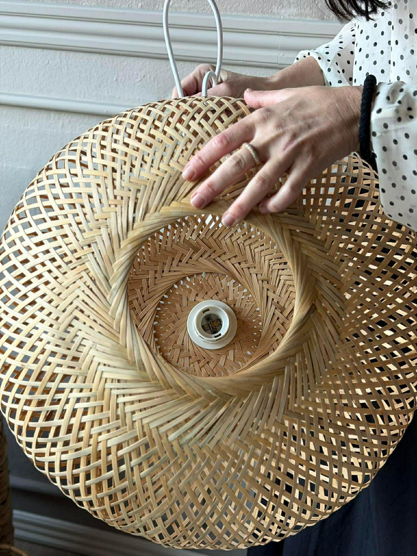 Bambuslampe – Ø 38 cm