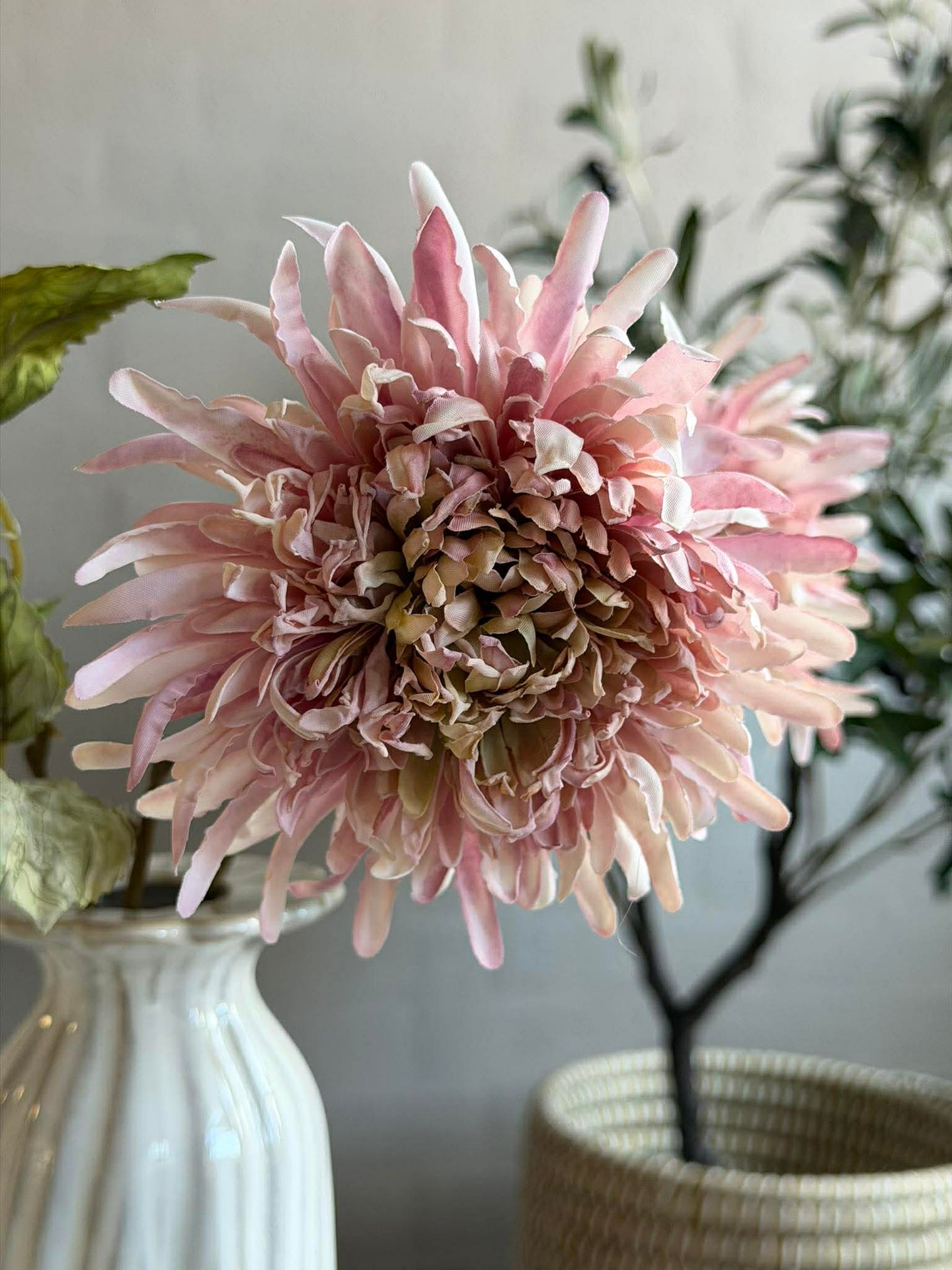 Chrysanthemenstiel 17 cm - Rosa