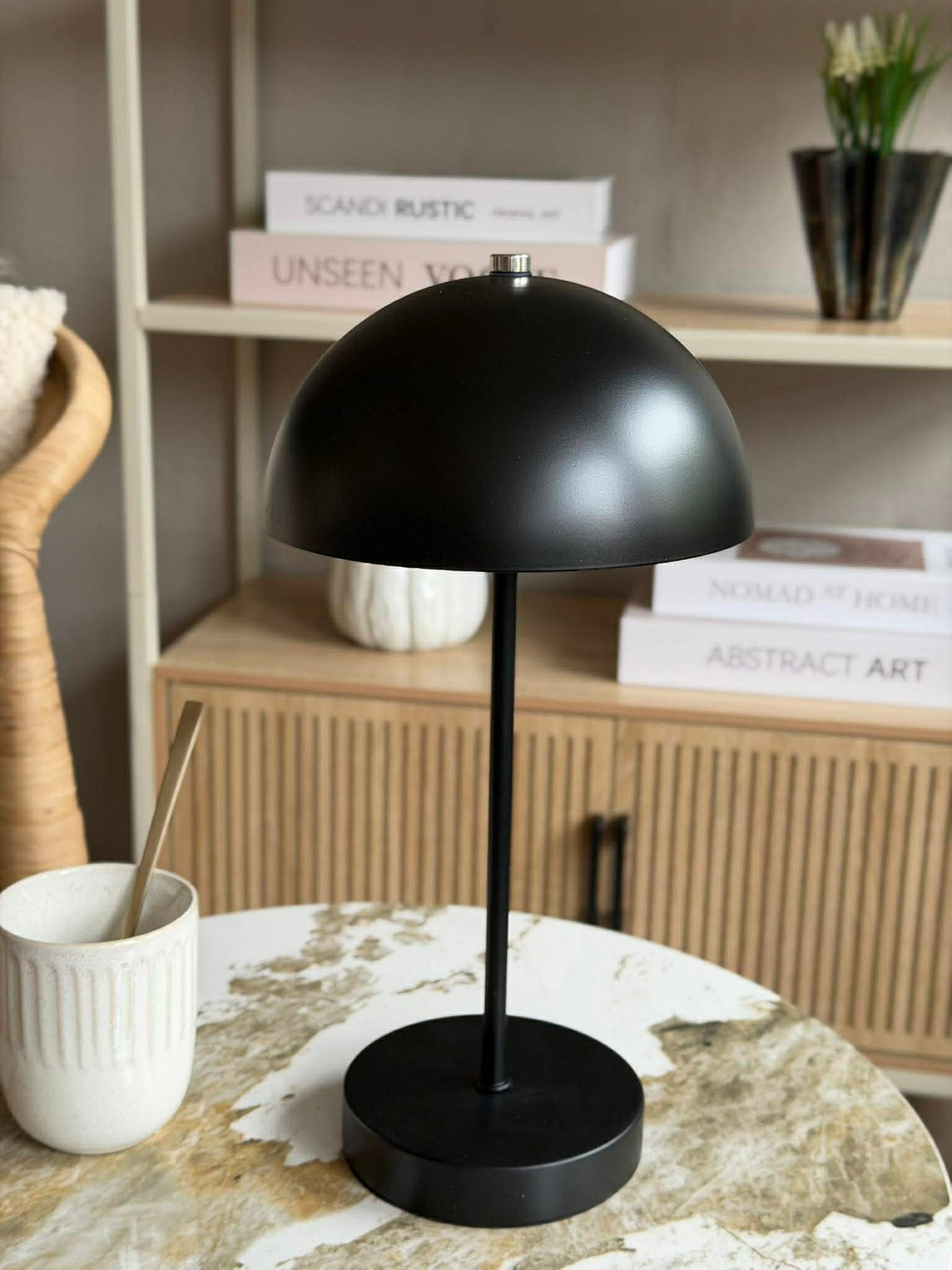 Tischlampe mit Touch - Large Schwarz