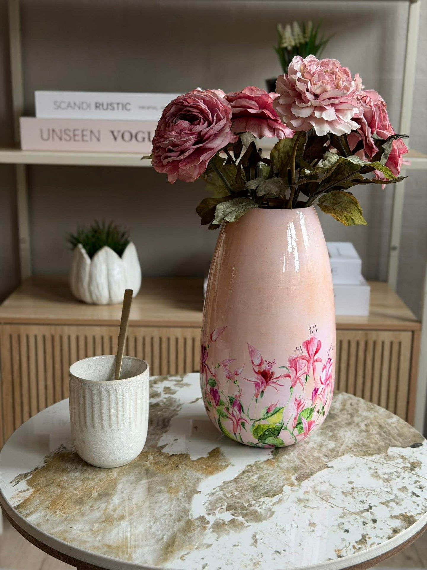 Vase - Flower-Print