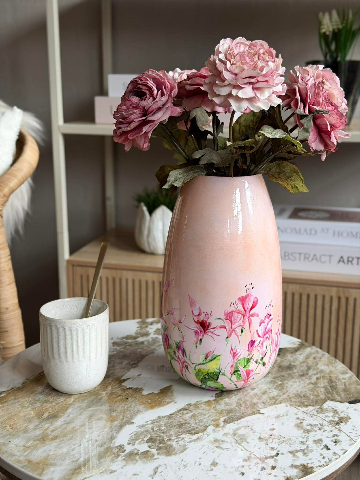 Vase - Flower-Print