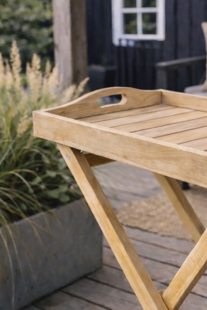 Tabletttisch - Teak