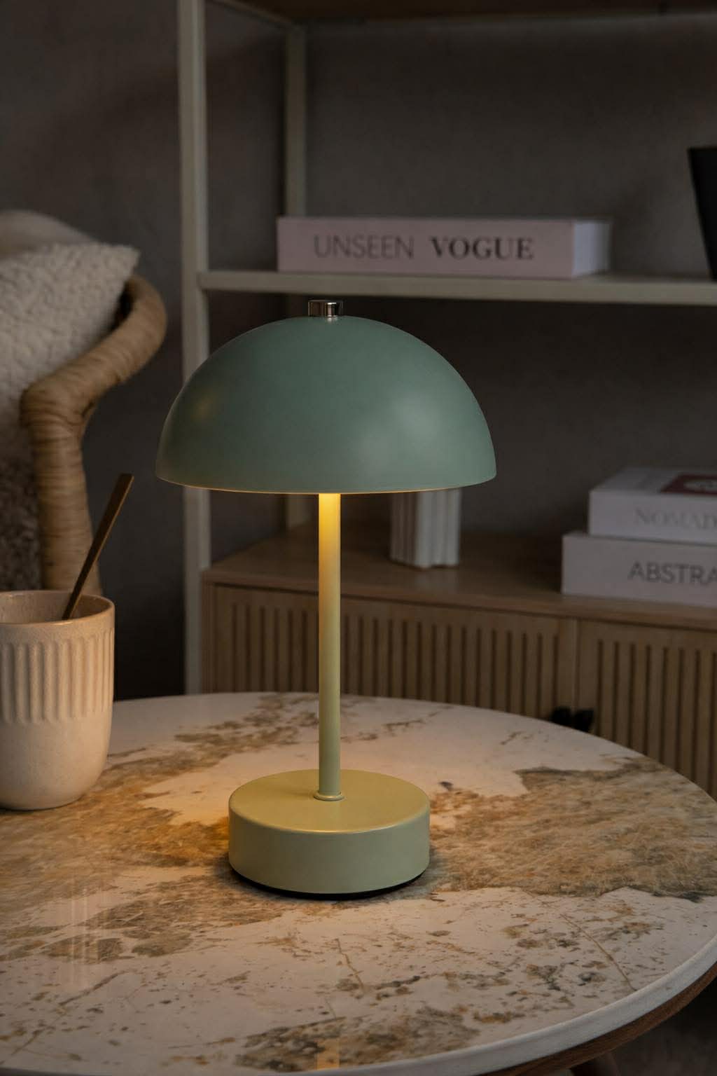 Tischlampe mit Touch - Grün